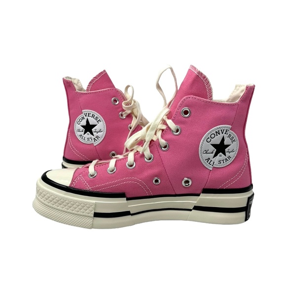 Converse Chuck 70 Plus High Top Shoes Skate Canvas Pink Women's Size A05466C - Picture 5 of 9